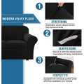 Rich Velvet Stretch 2-Piece Chair Slipcover Sofa Cover